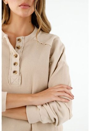 Buzo Café Para Mujer