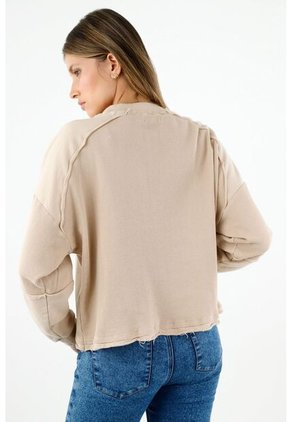 Buzo Café Para Mujer