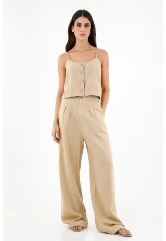 Topmark Camisa De Tiras Café Para Mujer topmark