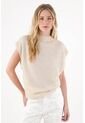 Topmark Camiseta Oversize De Cuello Alto De Ajuste Cómodo Para Mujer de topmark