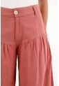 Pantalón Jogger De Silueta Amplia Rosado Para Mujer de topmark