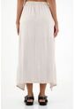 Falda Crudo Larga Para Mujer de topmark
