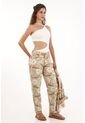 Topmark Pantalón Mom Estampado De Flores Para Mujer de topmark