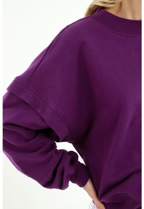 Buzo Oversize Morado Para Mujer