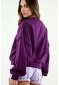 Buzo Oversize Morado Para Mujer de topmark