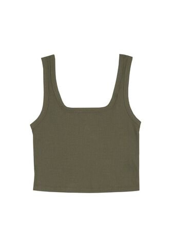 Topmark Camiseta Verde Manga Sisa Para Mujer topmark