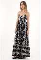 Topmark Vestido Largo Con Estampado De Flores Para Mujer de topmark