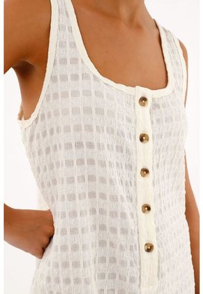 Topmark Enterizo Corto Manga Sisa Para Mujer