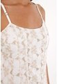 Topmark Vestido Corto Bordado Blanco Para Mujer de topmark