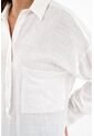 Camisa Manga Larga Blanca Para Mujer de topmark