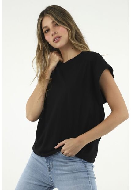 Topmark Camiseta Negra Para Mujer