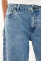 Topmark Jean Boyfriend Tiro Medio Azul Para Mujer de topmark