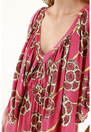 Vestido Largo Estampado Para Mujer