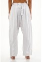 Topmark Pantalón Blanco Oversize Para Mujer de topmark