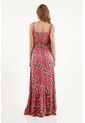 Vestido Largo Estampado Para Mujer de topmark