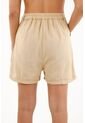 Bermuda De Tiro Alto Con Guardapolvo Para Mujer de topmark