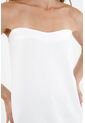 Topmark Camisa Strapless Blanca Para Mujer de topmark