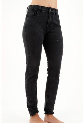 Topmark Jean Push Up Negro Para Mujer