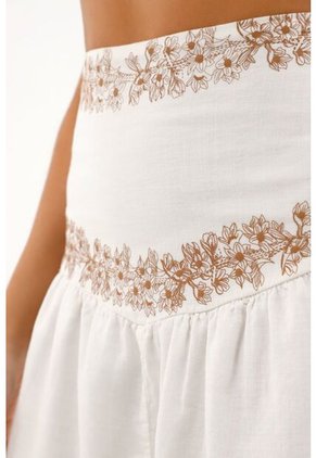 Topmark Falda Corta Con Estampado De Flores Para Mujer