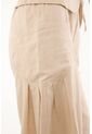 Topmark Pantalón Wide Leg Crudo Con Caída Natural Para Mujer de topmark