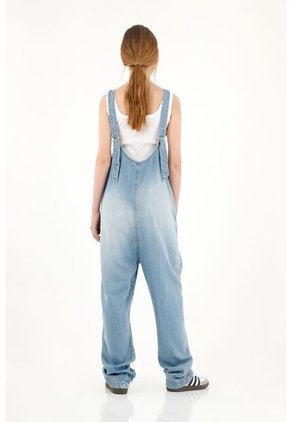 Topmark Overall Azul En Denim Para Mujer