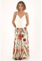 Topmark Vestido Largo Con Estampado De Flores Con Textura Lisa Para Mujer de topmark