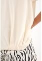 Topmark Camiseta Con Detalle Anudado Crudo Para Mujer de topmark