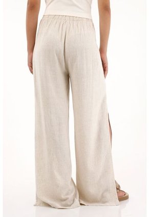 Topmark Pantalón Con Textura Especial Crudo Para Mujer