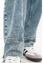 Topmark Jean Recto Tiro Alto Azul Para Mujer de topmark