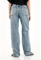 Topmark Jean Recto Tiro Alto Azul Para Mujer de topmark