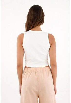 Topmark Camiseta Ajustada Tipo Esqueleto Crudo Para Mujer