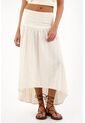 Topmark Falda Larga Con Fajón Ajustado Crudo Para Mujer de topmark