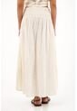 Topmark Falda Larga Con Fajón Ajustado Crudo Para Mujer de topmark