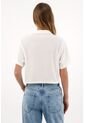 Topmark Camiseta Crop Amplia Crudo Para Mujer de topmark