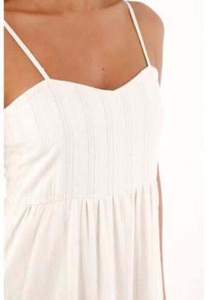 Topmark Vestido Largo De Tiras Graduables Gris Para Mujer