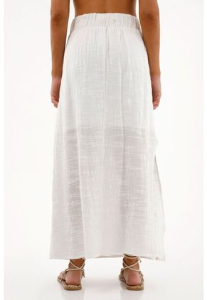 Topmark Falda Crudo Con Aberturas En Costados Para Mujer