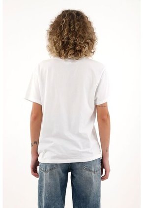 Topmark Camiseta Con Detalle Anudado Blanca Para Mujer