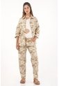 Topmark Chaqueta Amplia Con Estampado De Flores Para Mujer de topmark