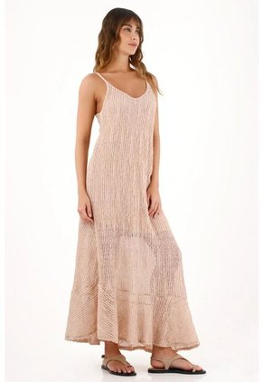 Topmark Vestido Largo En Tela De Punto Para Mujer