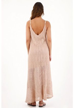 Topmark Vestido Largo En Tela De Punto Para Mujer