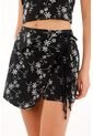 Topmark Falda Short Tejida Con Diseño De Flores Para Mujer de topmark