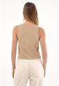Topmark Camiseta Manga Sisa Con Detalle Entorchado Crudo Para Mujer de topmark