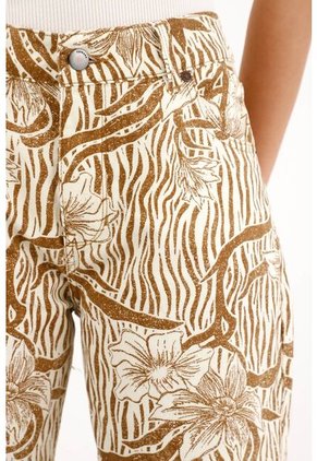 Topmark Pantalón Mom Estampado De Flores Para Mujer