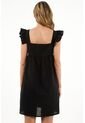 Topmark Vestido De Tiras Con Bolero Negro Para Mujer de topmark
