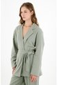 Chaqueta Verde Tipo Blazer Para Mujer de topmark