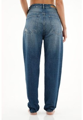 Topmark Jean Azul Mom Para Mujer