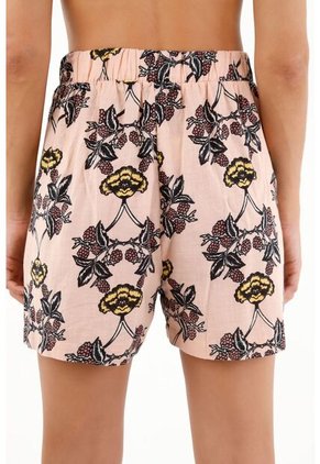 Topmark Bermuda De Tiro Alto Estampada Para Mujer