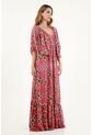Vestido Largo Estampado Para Mujer de topmark