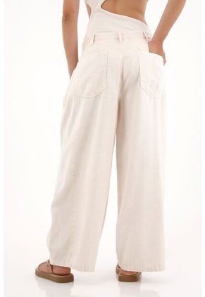 Topmark Pantalón Amplio Con Prenses En Delantero Rosado Para Mujer