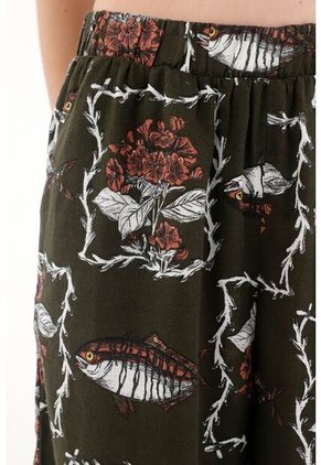 Topmark Pantalón Recto Estampado Para Mujer